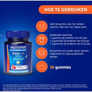 Valdispert - Sleep Kids Natural - Gummies - 30 stuks - Aardbeiensmaak