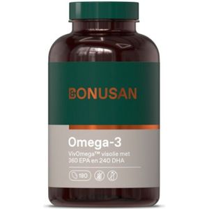 Bonusan - Omega-3 - Softgels - 2x 180 stuks - 360 mg EPA en 240 mg DHA