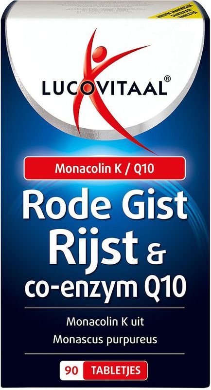 Lucovitaal - Rode Gist Rijst & Q10 - 90 Tabletten
