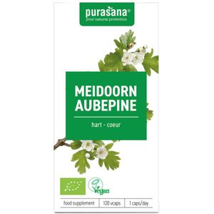 Purasana - Meidoorn - 120 Vegacapsules - Antioxidanten