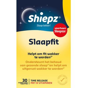 Shiepz - Slaapfit - Slaapmiddelen - 30 Tabletten - Unieke Dubbele Werking