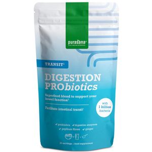 Purasana - Digestion Pro Transit - Voedingssupplement - 140 gr - Citroensmaak