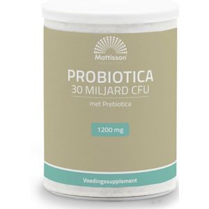 Mattisson - Probiotica - 30 Miljard CFU - 1200mg - 125 gr