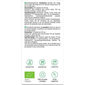 Purasana - Passiebloem Extract - 125 mg - 120 Vegacapsules
