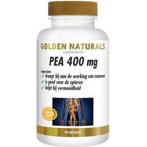 Golden Naturals - PEA - 400mg - 90 Vegacapsules - Voedingssupplement
