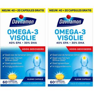 Davitamon - Omega-3 Visolie - 60 Capsules