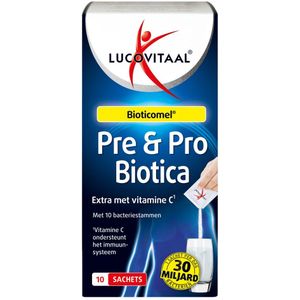 Lucovitaal - Pre & Probiotica - 10 Sachets - 30 Miljard Bacteriën - Vegan