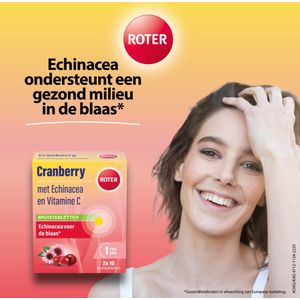 Roter - Cranberry Bruis - Voedingssupplement - 20 Bruistabletten
