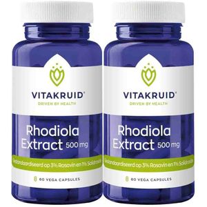 Vitakruid - Rhodiola Extract - 500 mg - 60 Capsules - Antioxidanten
