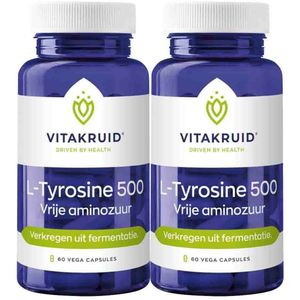 Vitakruid - L-Tyrosine 500 - Voedingssupplement - 60 Capsules
