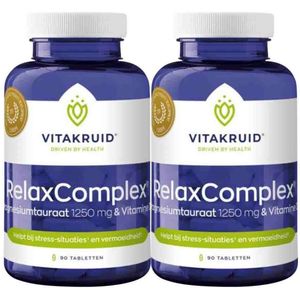 Vitakruid - RelaxComplex - 90 Tabletten - Magnesiumtauraat - Vitamine D3