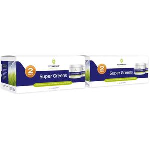 Vitakruid Super Greens - Voedingssupplement - 2-Pack - 2 x 220 gr