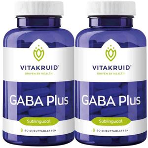 Vitakruid - GABA Plus - Smelttabletten - 90 Stuks