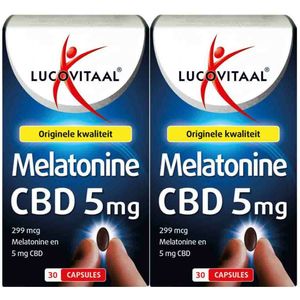 Lucovitaal - Melatonine CBD - 5 mg - 30 Tabletten