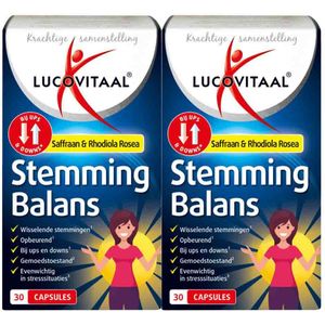 Lucovitaal - Stemmingbalans - 30 Capsules - Met Vitamine B en Kruiden