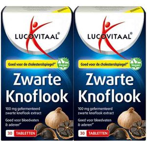 Lucovitaal - Zwarte Knoflook - 2x 30 Tabletten - Antioxidanten