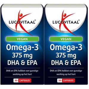 Lucovitaal - Omega-3 EPA & DHA - 30 Capsules - Vegan - Algenolie