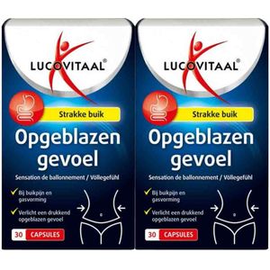 Lucovitaal - Opgeblazen Gevoel - Maagtabletten - 30 Capsules