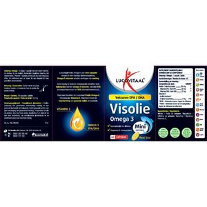 Lucovitaal - Visolie Omega 3 - Mini Softgels - 60 Softgels