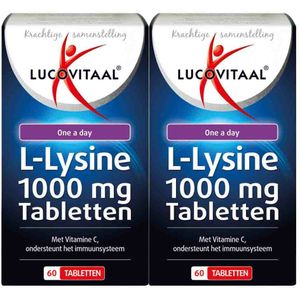 Lucovitaal - L-Lysine 1000 mg - 60 Tabletten