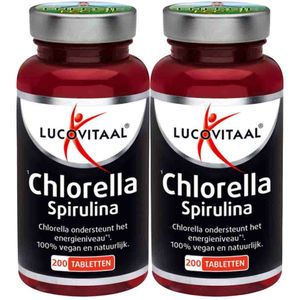 Lucovitaal - Chlorella & Spirulina - 200 Tabletten