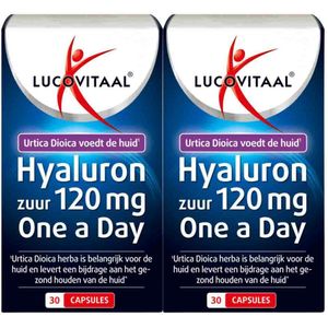 Lucovitaal - Hyaluronzuur 120mg - Cosmetisch Voedingssupplement - 30 Capsules