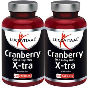 Lucovitaal - Cranberry X-tra - Voedingssupplement - 240 Capsules