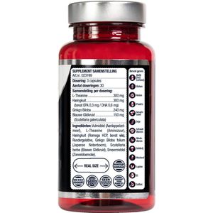 Lucovitaal - L-Theanine Omega 3 - 90 Capsules