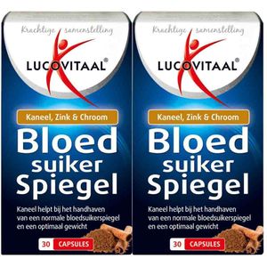 Lucovitaal - Bloedsuikerspiegel - 30 Capsules - Met Kaneel en Chroom
