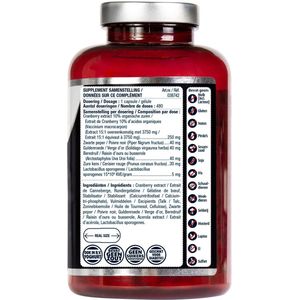 Lucovitaal - Cranberry X-tra Forte - 480 Capsules - Glutenvrij en Lactosevrij