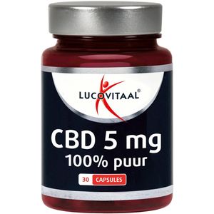 Lucovitaal - CBD Cannabidiol - 5 mg - 30 Capsules