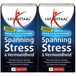 Lucovitaal - Magnesium Spanning Stress en Vermoeidheid - 90 Tabletten - Multivitaminen