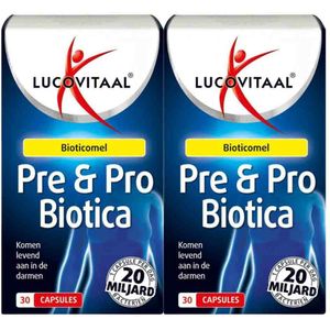 Lucovitaal - Pre & Probiotica - 30 Capsules - 20 Miljard Bacteriën - Vegan