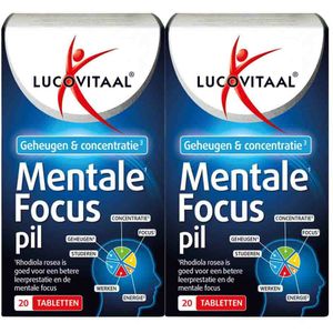 Lucovitaal - Mentale Focus Pil - 20 Tabletten
