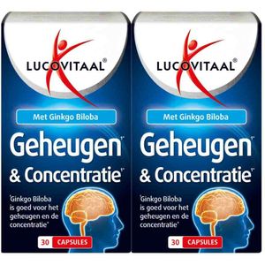 Lucovitaal - Geheugen & Concentratie - 30 Capsules