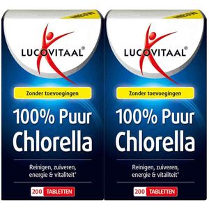 Lucovitaal - Chlorella Puur - 200 Tabletten