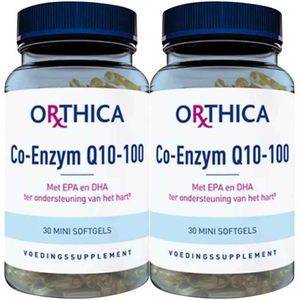 Orthica - Co-Enzym Q10-100 - Supplement - 30 Capsules