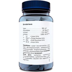 Orthica - Enzym Complex - 120 Tabletten - 4 Soorten Spijsverteringsenzymen