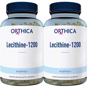 Orthica - Lecithine-1200 - Voedingssupplement - 90 Softgels - Rijk aan Vitamine E