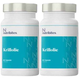 Nutribites - Krillolie - 60 Softgels - 100% Pure Krill - Met Omega 3 en Astaxanthine