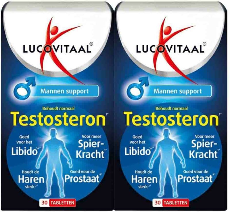 Lucovitaal - Testosteron Mannen Support - 30 Tabletten