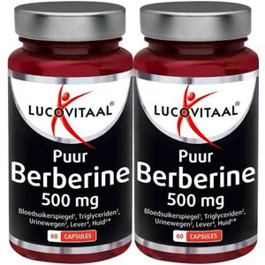 Lucovitaal - Berberine Puur - 500 mg - 60 Capsules
