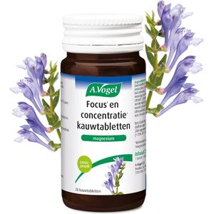 A.Vogel - Focus En Concentratie - Kauwtabletten - 30 Stuks - Met Citrussmaak