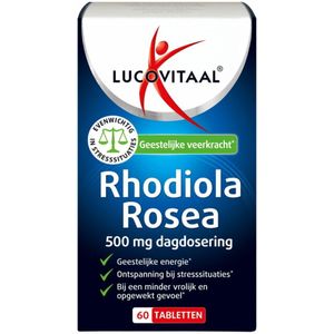 Lucovitaal - Rhodiola Rosea - 60 Tabletten - Veganistisch - Antioxidanten