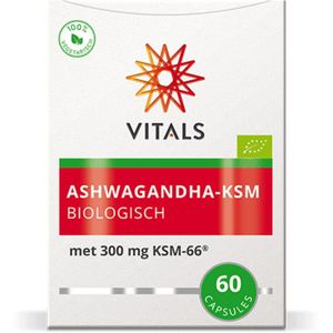 Vitals - Ashwagandha-KSM - Biologisch - 60 Capsules