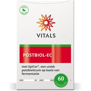 Vitals - Postbiol EC - 60 Capsules - Postbioticum - Whole Food Fermentaat