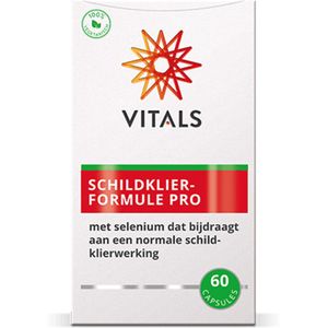 Vitals - Schildklierformule Pro - 60 Capsules - Bevat Selenium en Vitamine D3