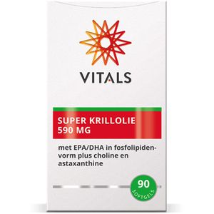 Vitals - Super Krillolie - 590mg - 90 Softgels