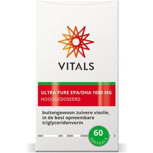 Vitals - Ultra Pure EPA/DHA - Visolie - 1000mg - 60 Softgels
