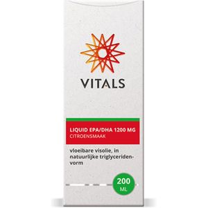 Vitals - Liquid DHA & EPA - Visoliesupplement - 200 ml - 1200 mg
